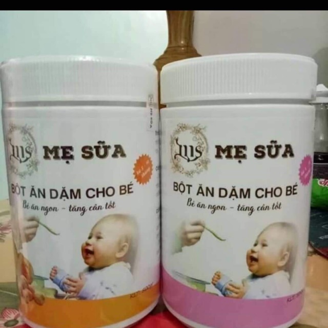 Bột ăn dặm cho bé từ 4 tháng