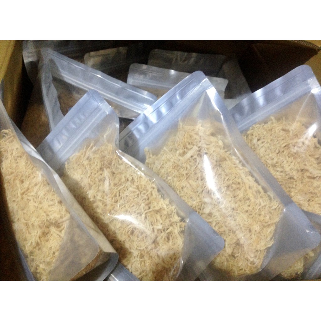 250gr Chà bông gà Lày Hòa, sản xuất từ những nguyên liệu tươi mới, đảm bảo vệ sinh ATTP