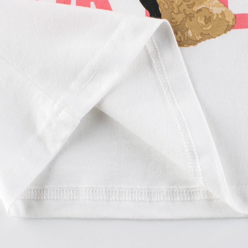 Áo Thun Dài Tay In Hình Gấu Cho Bé Gái