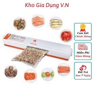 Máy Hút Chân Không Fresh Pack Pro MINI Gia Đình, Hàng Chuẩn, Công Nghê Nhật Bản, Hút Xong Tự Động Hàn Miệng Túi