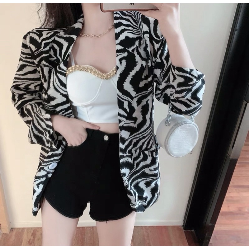 ÁO HAI DÂY BRA PHỐI DÂY XÍCH CỰC NGẦU