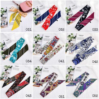 Khăn chiffon dài thời trang Khăn quấn túi xách size 90x5cm
