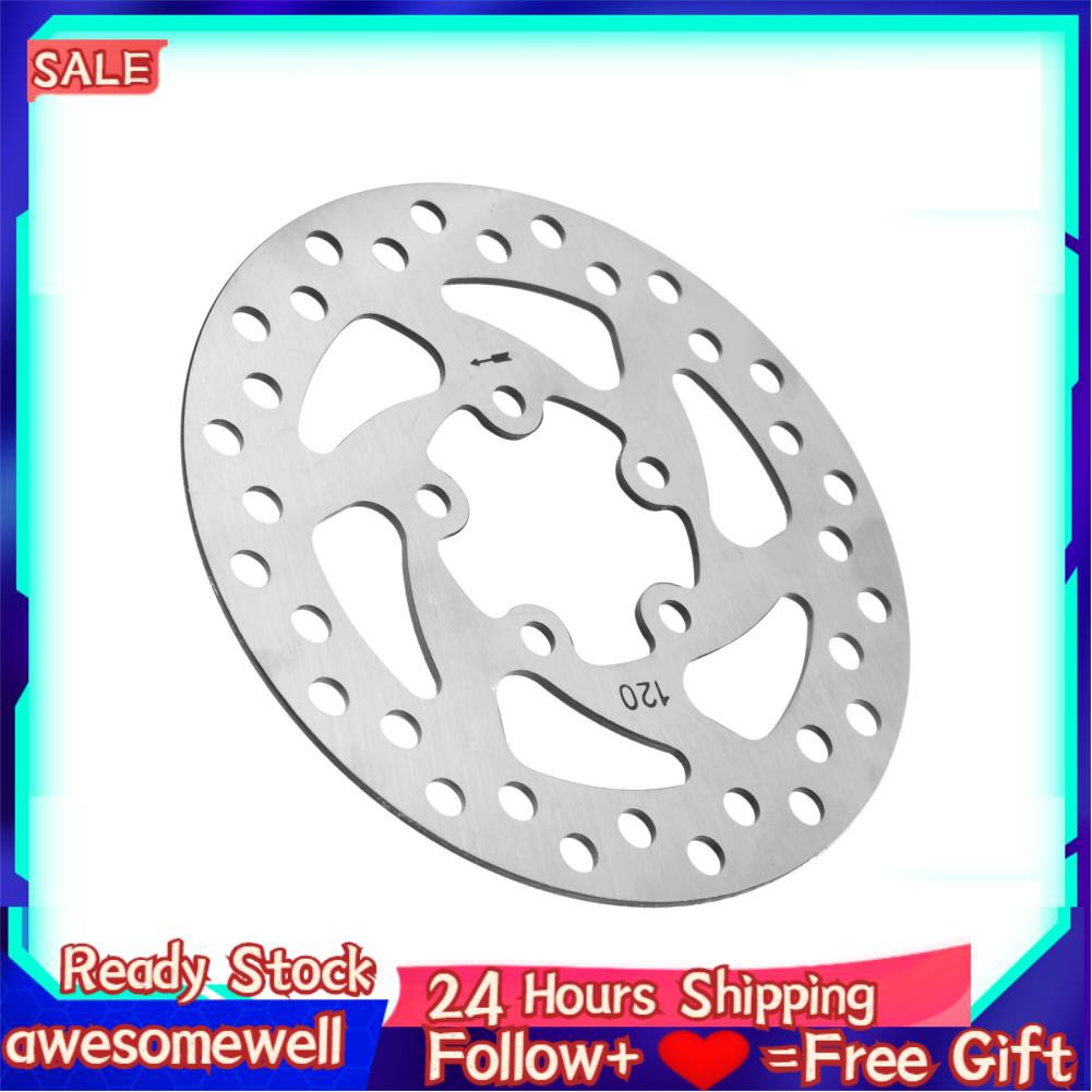 Đĩa Phanh 5 Lỗ 120mm Bằng Thép Không Gỉ Cho Xe Scooter Điện M365 / Pro / Pro2