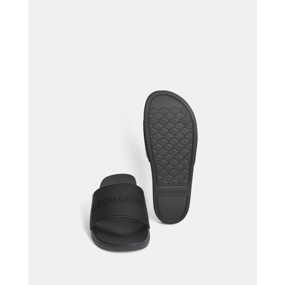 Dép nam nữ quai ngang đế cao su Leo Rubber Slides thương hiệu Leonardo .