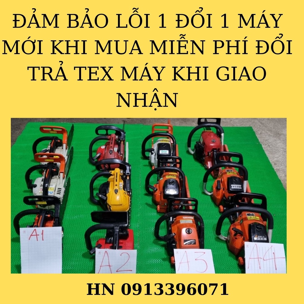 Máy cưa xích chạy xăng