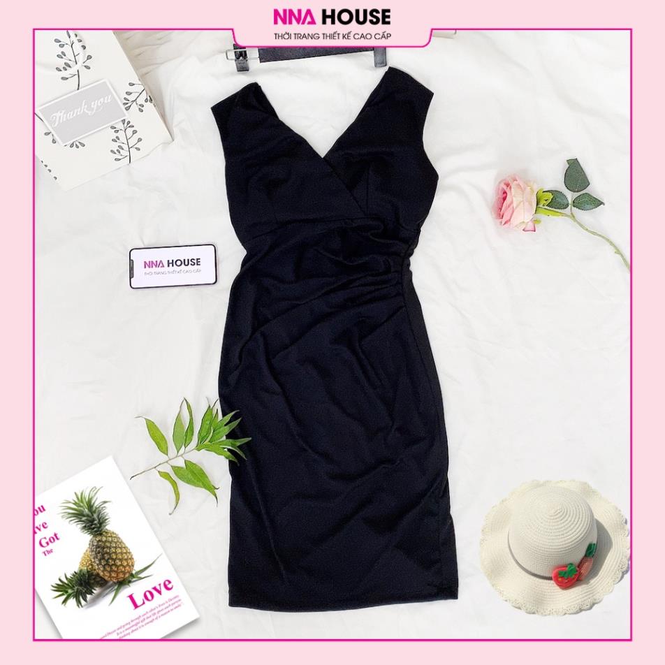 Đầm Body sexy cổ xẻ - Váy nữ xẻ lưng sang trọng quyến rũ NNAHOUSE Mã NA215 | BigBuy360 - bigbuy360.vn