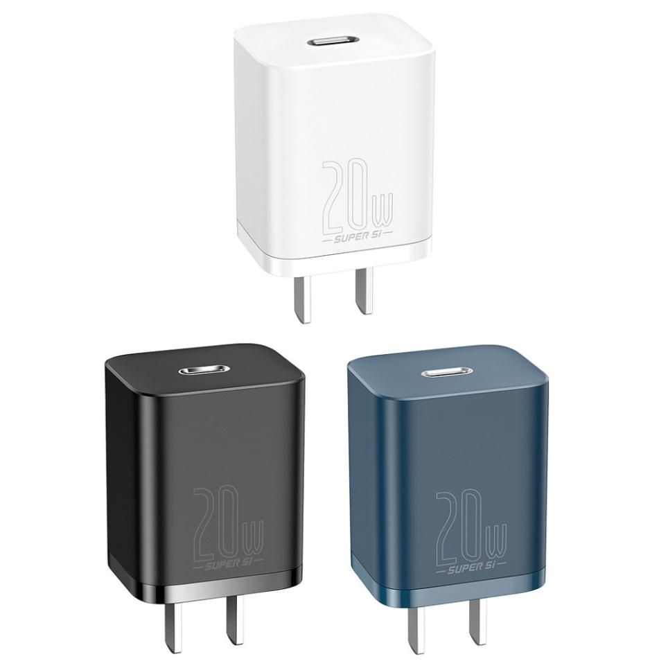 Củ sạc nhanh Baseus PD 20W CCSUP dùng cho iPhone X / XR / XS Max / 11 / 12 PRO MAX HÀNG CHÍNH HÃNG