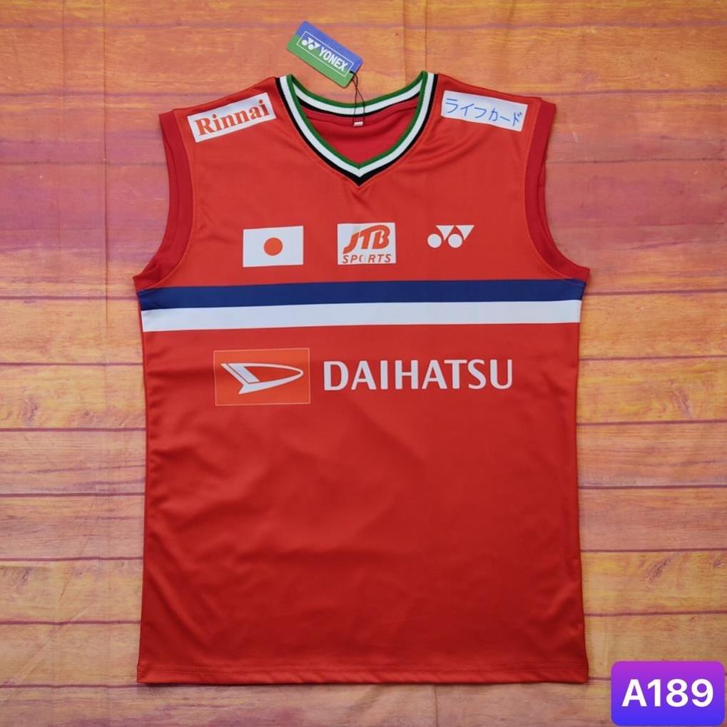 Áo Cầu Lông Yonex Đội Tuyển Quốc Gia Nhật Bản Sử Dụng Trong Tập Luyện Và Thi Đấu Cầu Lông A189 !