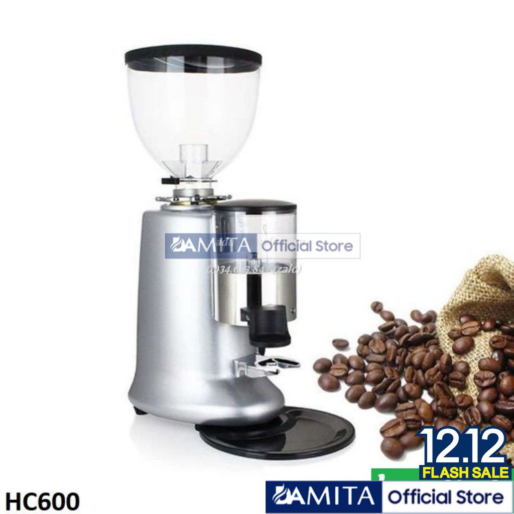 FREESHIP Máy xay cà phê chuyên nghiệp Heycafe HC600