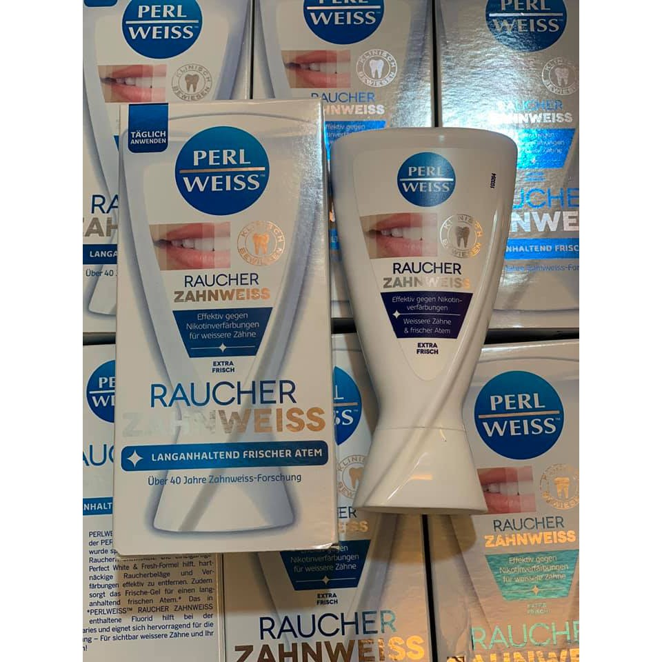 KEM ĐÁNH RĂNG SIÊU TRẮNG PERL WEISS