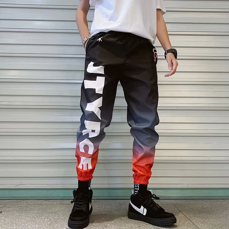 Men's dynamic style printed wide-legged pants | BigBuy360 - bigbuy360.vn