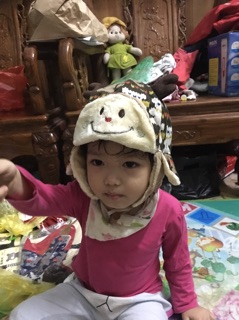 Mũ phi công có sừng cho bé 1-4 tuổi. ( giá công phá )