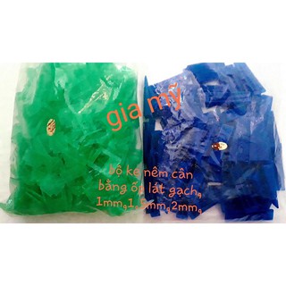 Bộ ke nêm ke móc cân bằng ốp lát gạch tùy chọn kích thước.gói 0.5kg.GIA MỸ
