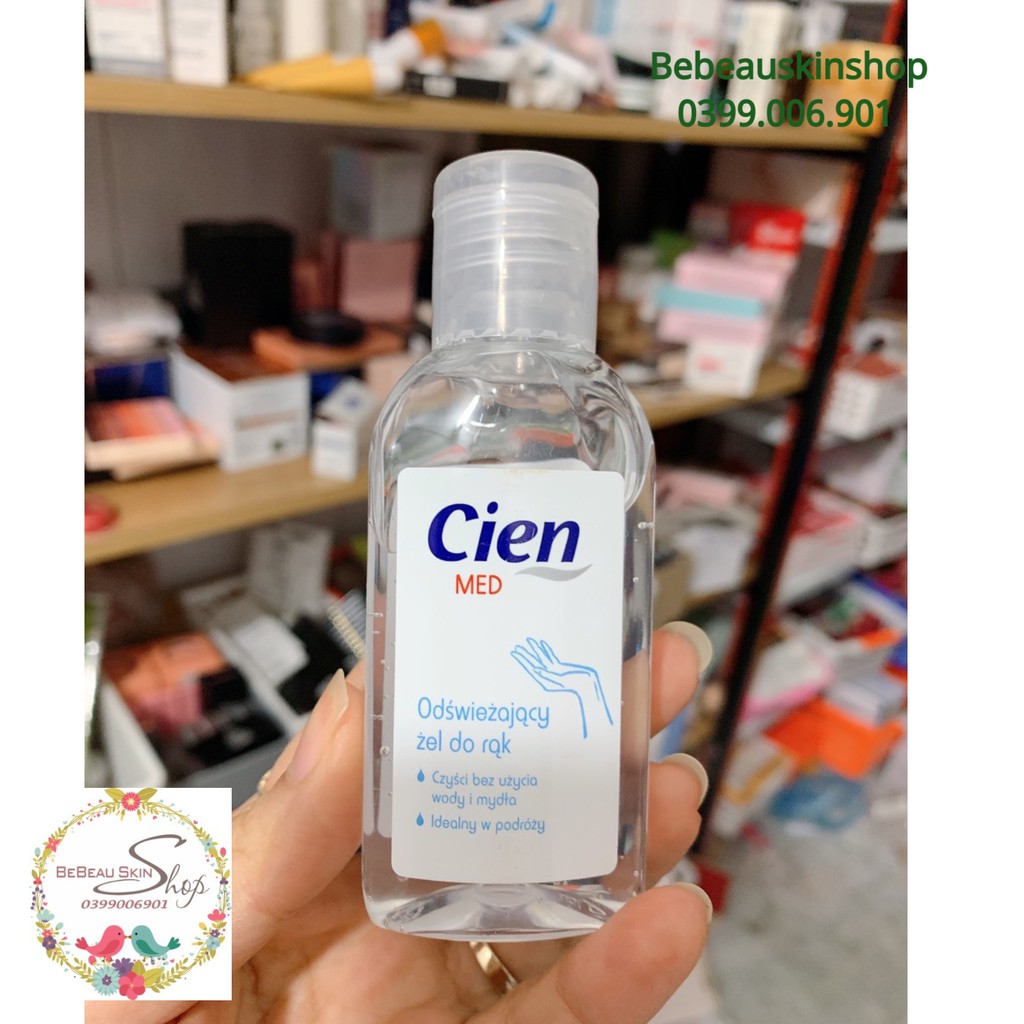 Gel rửa tay khô diệt khuẩn Cien Med 50ml - Nội địa Balan