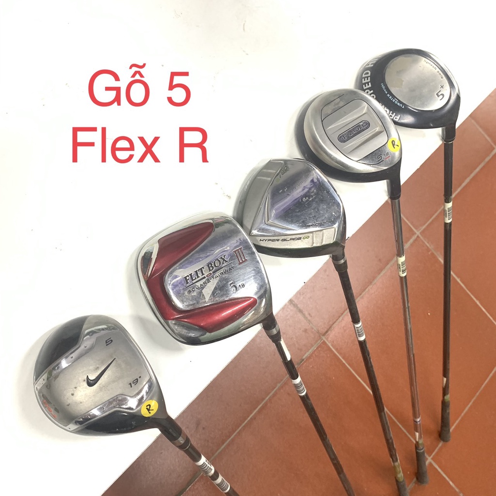 Gậy Golf đã qua sử dụng Fairway Woods số 5 đồng giá 200k Flex R, SR