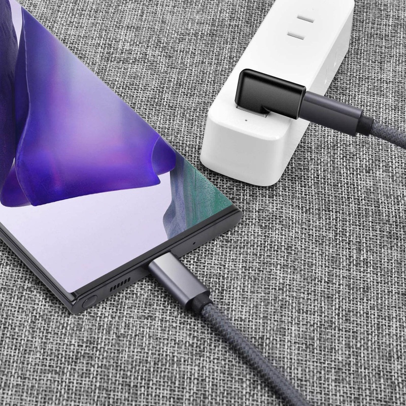 Đầu Chuyển Đổi USB 3.0 Type C Góc Phải 90 Độ Cho Điện Thoại Thông Minh S9 S8 Note 9