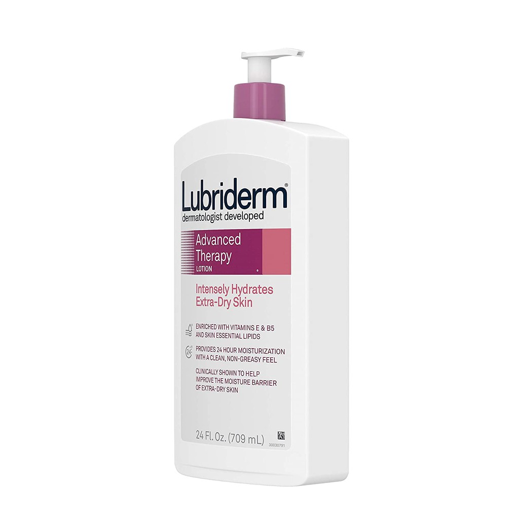 Dưỡng thể cho da rất khô Lubriderm Advanced Therapy Extra Dry Skin Lotion 709ml (Mỹ)