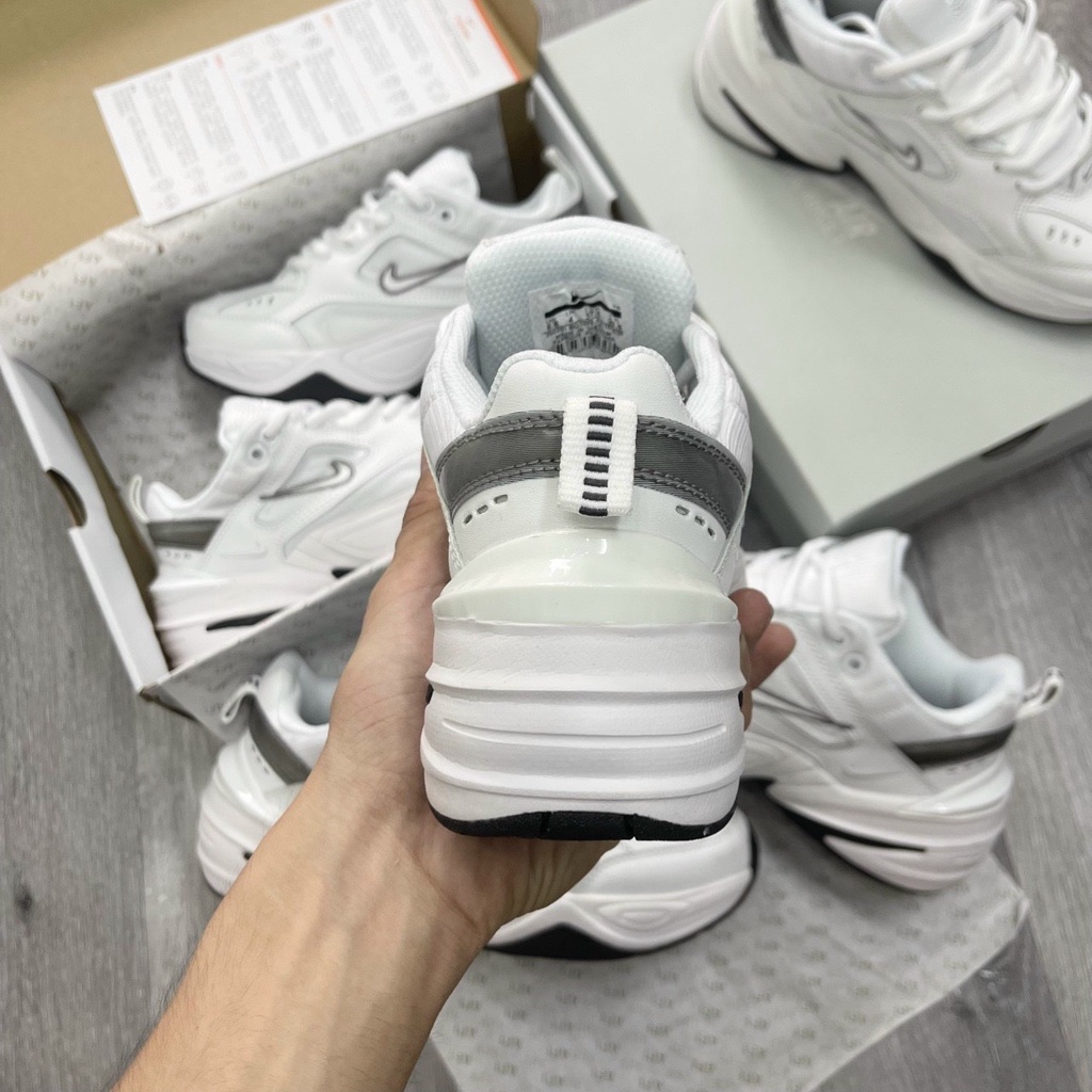 Giày sneaker thể thao nam nữ, M2K Gót Xám Bản S.C Full Box+Phụ Kiện