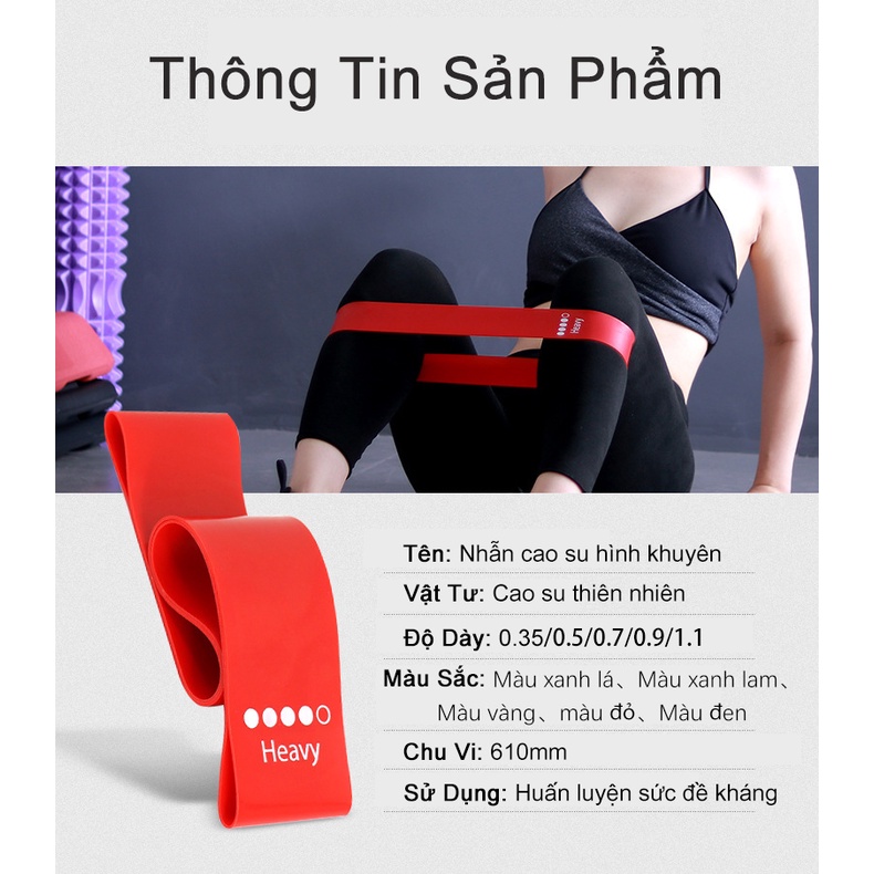 Dây Chống đàn Hồi Yoga Gym Fitness Dây Cao Su Hỗ Trợ Kéo Lên Cho Vật Lý Trị Liệu Rèn Luyện Sức Mạnh