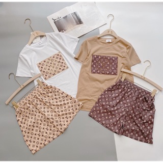 Combo sét LV + quần đùi mặc váy siêu xinh!