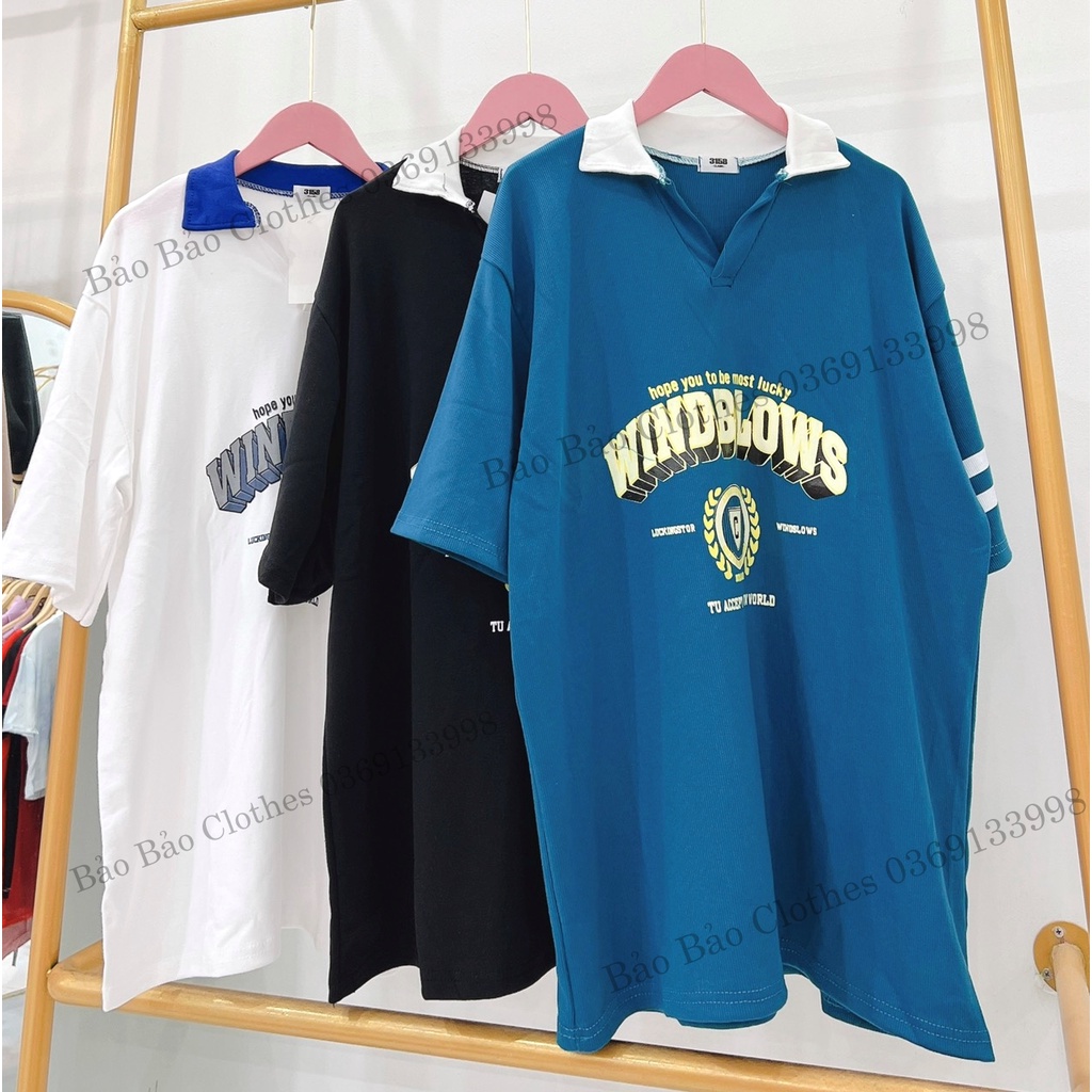 Áo Thun Nam Nữ Polo Chữ WInd Cổ Bẻ Dày Mịn Thoáng Mát Thiết Kế Thời Trang Kiểu Dáng Năng Động Trẻ Trung