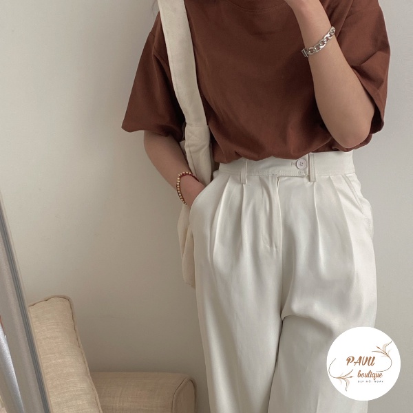 Áo thun tay lỡ nam nữ, áo phông unisex form rộng chất cotton mát mịn thấm hút mồ hôi | BigBuy360 - bigbuy360.vn