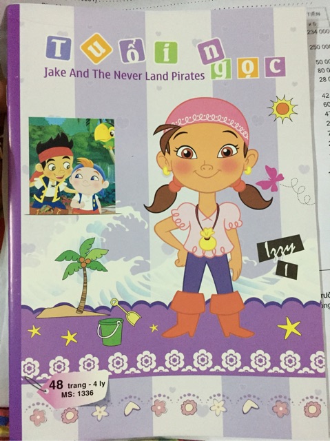 Vở ô ly  Tuổi Ngọc Hải Tiến 4ly