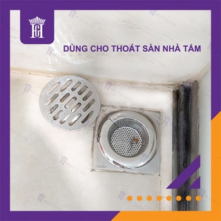 Chặn tóc nhà tắm lọc tóc inox buồng tắm hgshop size l 11cm / size m 9cm - hàng chất lượng cao