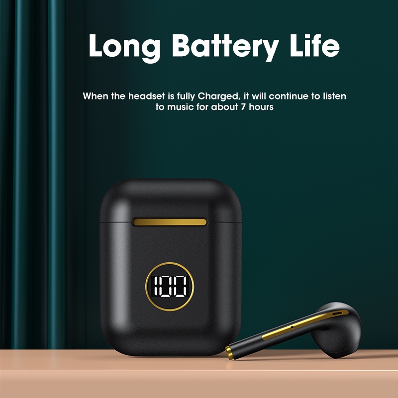 Tai Nghe Không Dây X1 TWS Bluetooth 5.2 Màn Hình Kỹ Thuật Số Có Mic