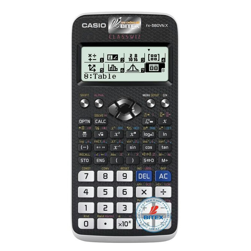 [CAM KẾT CHÍNH HÃNG] Máy tính casio 580 VNX