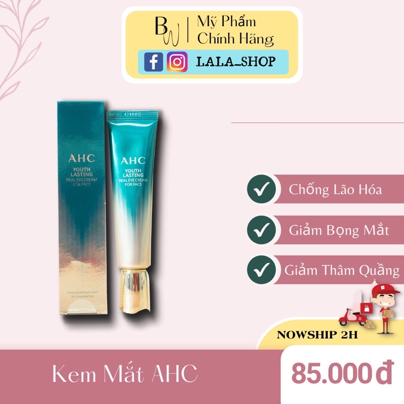 Kem Mắt AHC Time Rewind Real Eye Cream For Face 2021