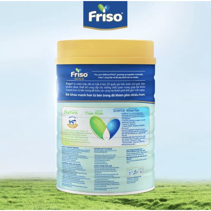  [Date 2023] Sữa bột Friso Gold 4 850g/ 1.4kg