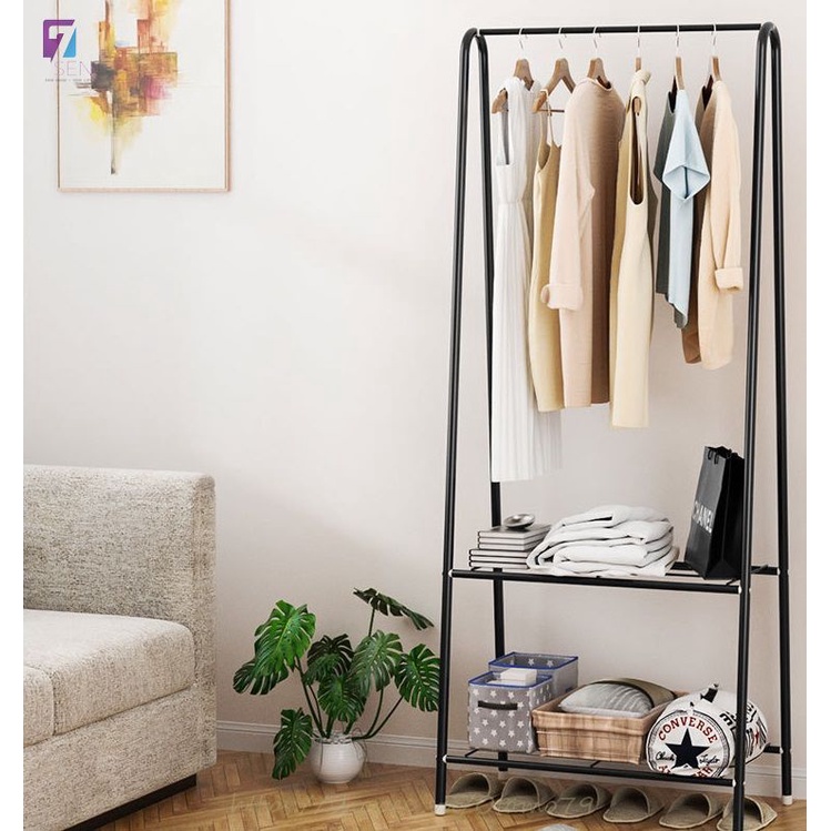 Kệ Treo Quần Áo Đa Năng, Giá Treo Quần Áo Hình Chữ A Loại Không Bánh Xe