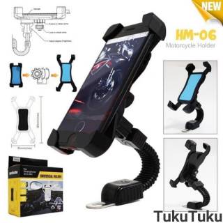 Giá Đỡ Gps Hp / Mount Hm-06 4 Bên Cho Xe Máy