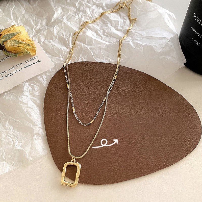 Dây chuyền hai lớp đơn giản sang trọng thời trang