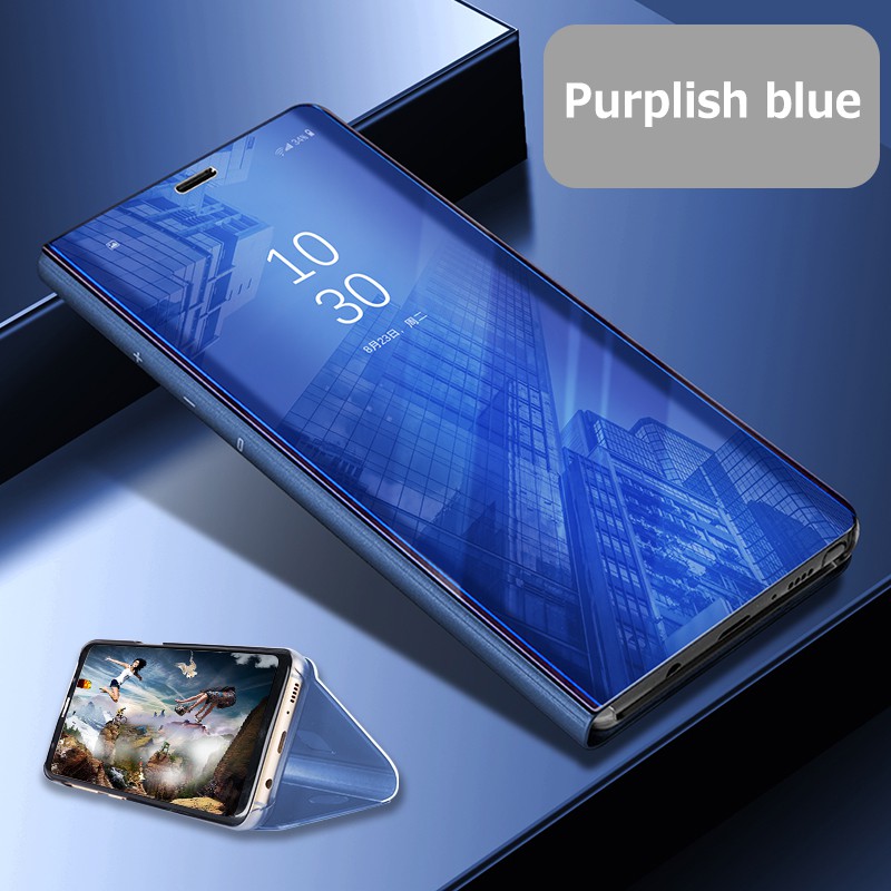 VIVO V9Ốp điện thoại nắp gập tráng gương thông minh cho