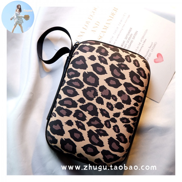 Túi Đựng Dây Cáp Sạc Tai Nghe Họa Tiết Da Báo Dễ Thương | BigBuy360 - bigbuy360.vn