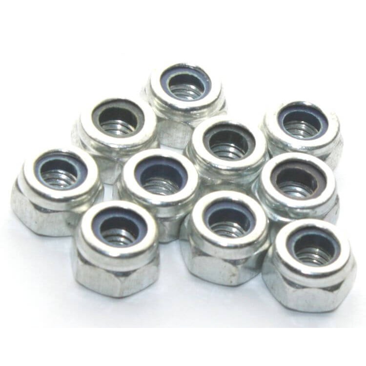 Ốc tán thép xi M3 M4 M5 M6 M8 - đai ốc chống trượt  - lock nut