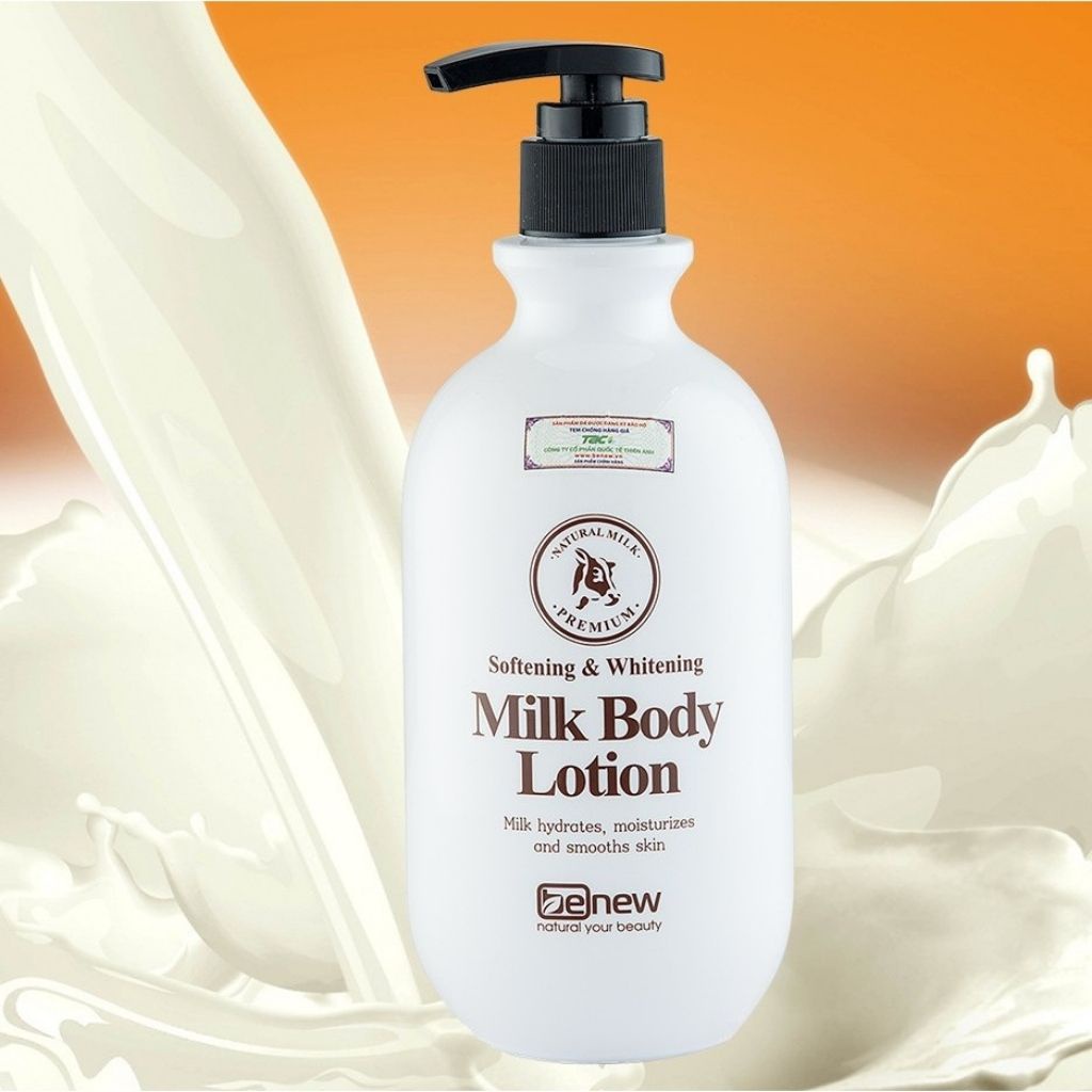 Sữa dưỡng thể trắng da BENEW Whitening Body Lotion Hàn Quốc không gây nhờn dính trên da