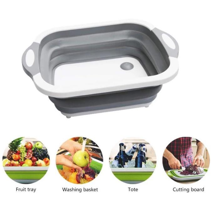 Thớt Silicone 2 Chức Năng Gấp Gọn Tiện Dụng | BigBuy360 - bigbuy360.vn