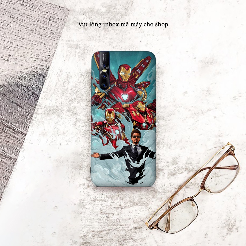 Miếng Dán Skin Điện Thoại In Hình Tony Stark Iron Man Cho Iphone 7/ 8/ X/ XS/ 11/ 11 Pro Max Và Các Dòng Máy Android
