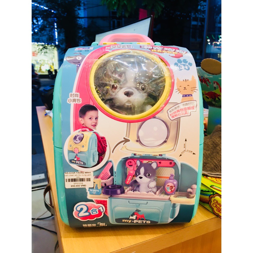 BỘ ĐỒ CHƠI BALO CHĂM SÓC THÚ CƯNG