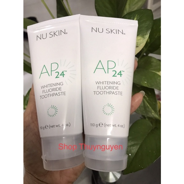 Kem đánh trắng răng Ap24 của Nu skin (tem tiếng anh)