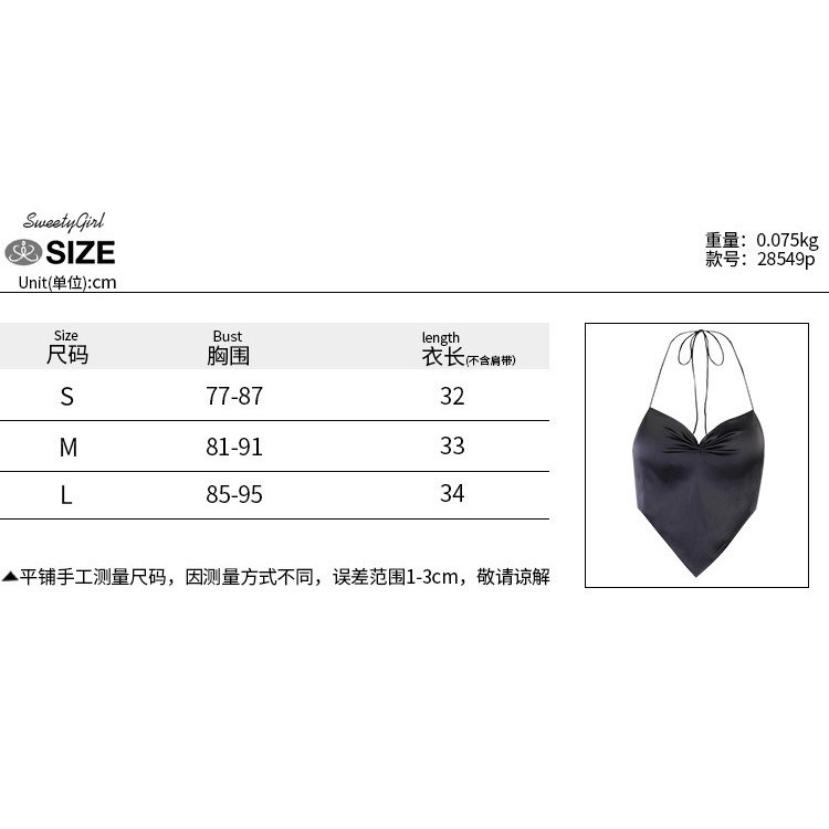  Áo Tank Top Cổ Chữ V Hở Lưng Màu Trơn Thời Trang Quyến Rũ Cho Nữ | BigBuy360 - bigbuy360.vn