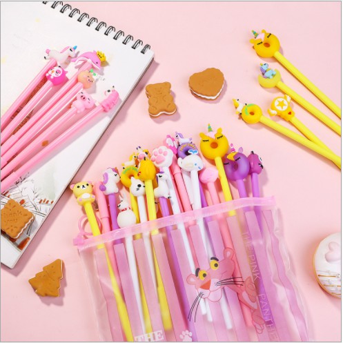 Set 20 chiếc Bút siêu xinh cute kèm túi đựng