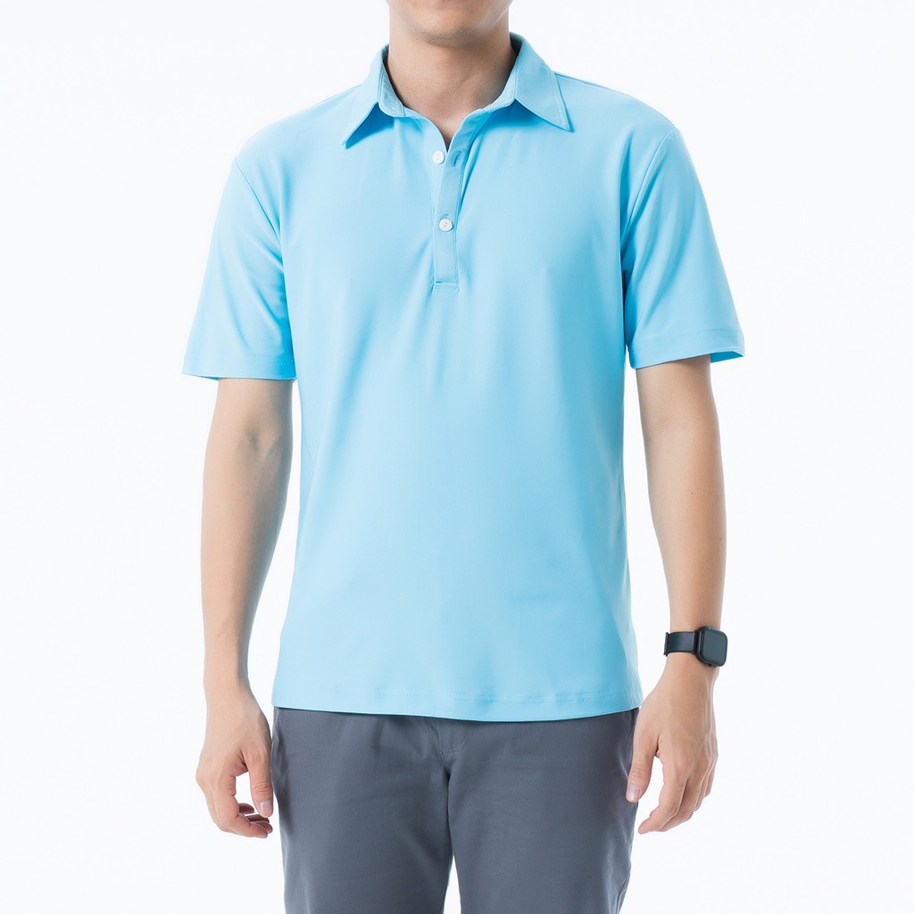 Áo Polo Trơn Rough Chất Liệu Cotton CVC Chống Nhăn, Form Suông Basic | BigBuy360 - bigbuy360.vn