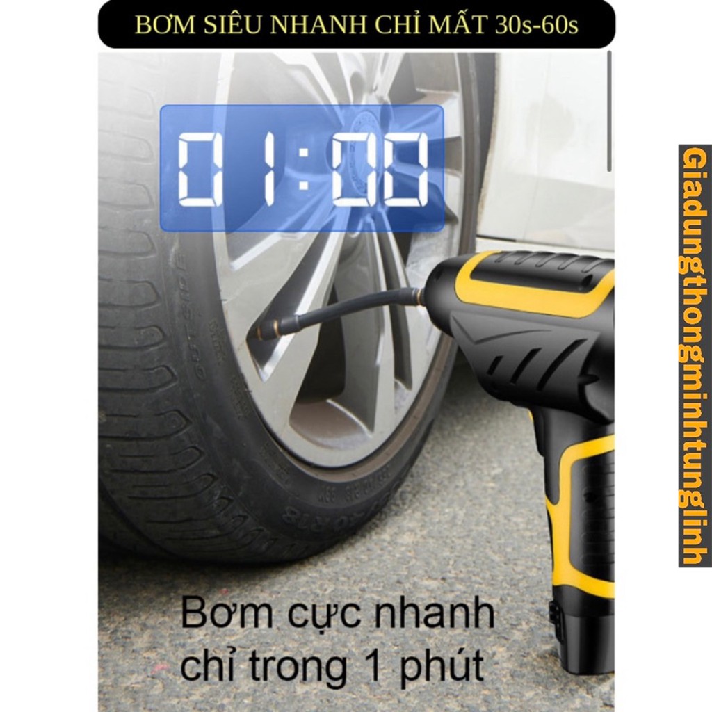 (Combo 3 Sản Phẩm) Máy tăng áp lực nước, Bơm hơi điện và Thùng nước gấp gọn - Tăng áp lực nước từ 3 đến 5 lần