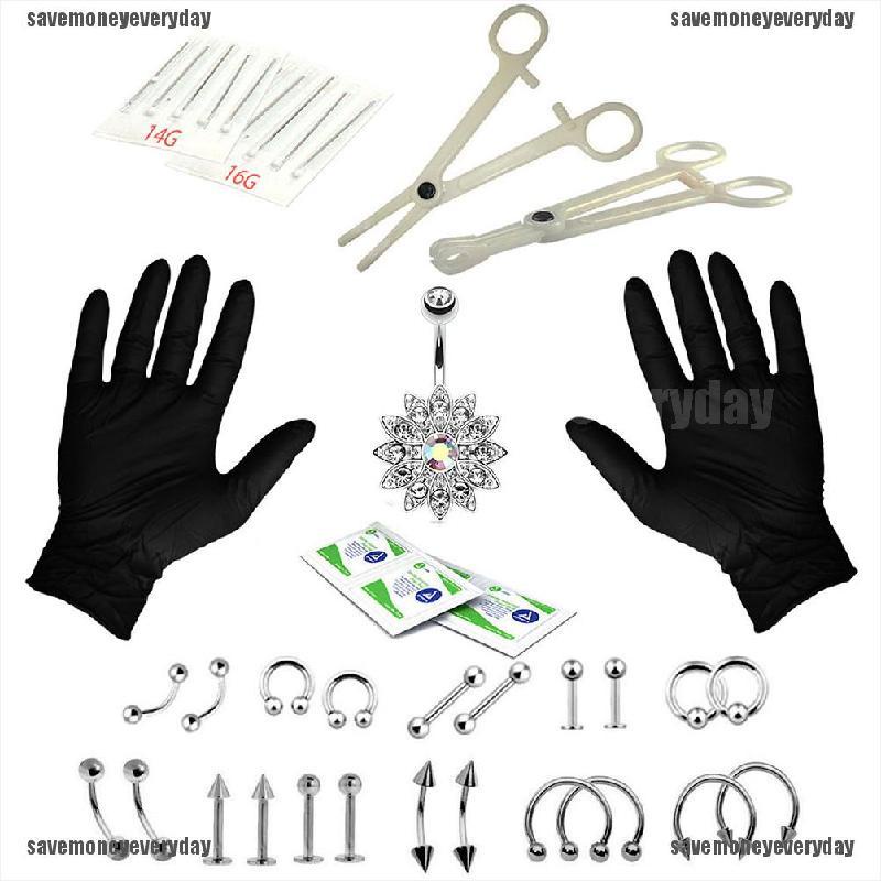 Bộ 41 Khuyên Xỏ Rốn Chuyên Nghiệp
