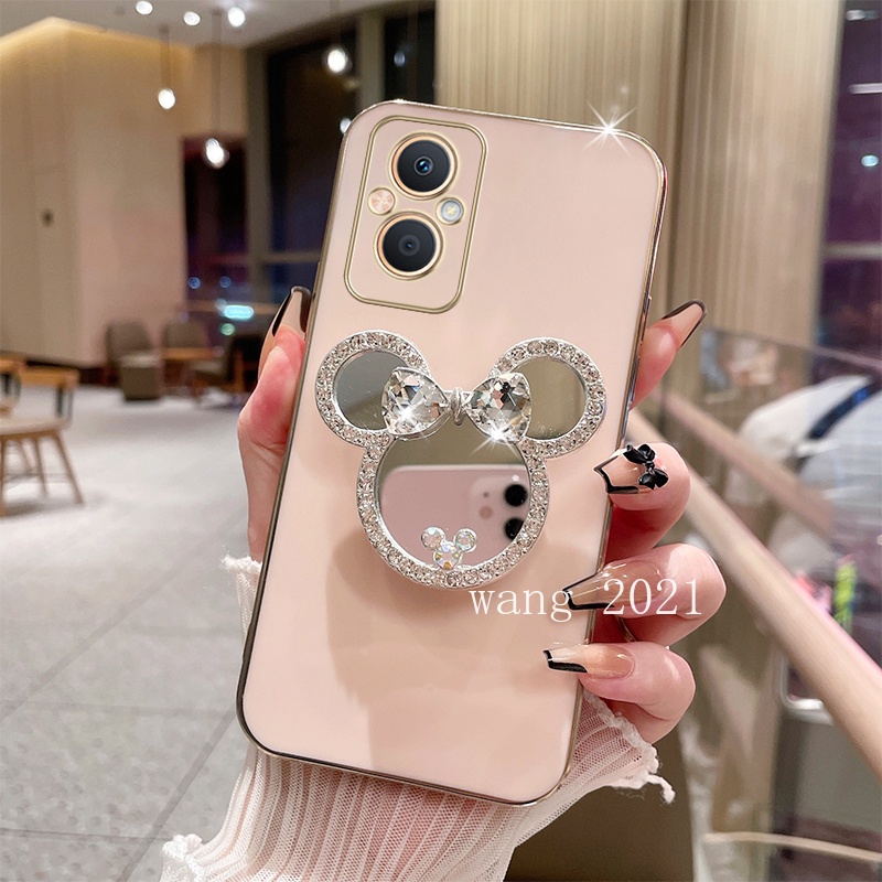 Ốp Điện Thoại Dẻo Tráng Gương Màu Sắc Ngọt Ngào Dễ Thương Cho OPPO Reno7 Z Reno7 Pro Find X5 Pro 5G 4G