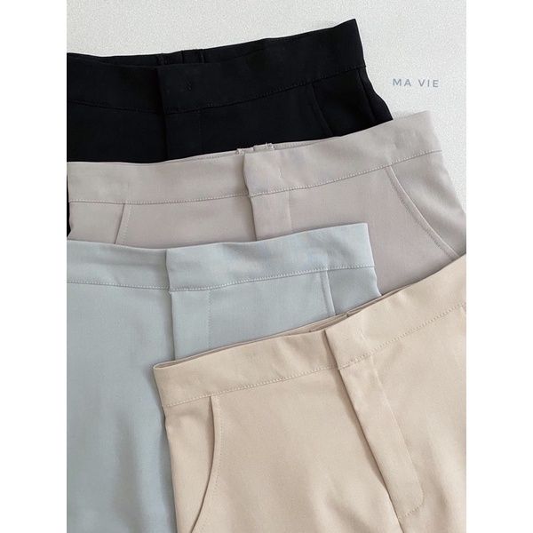 Chân váy kaki basic thiết kế Ma Vie